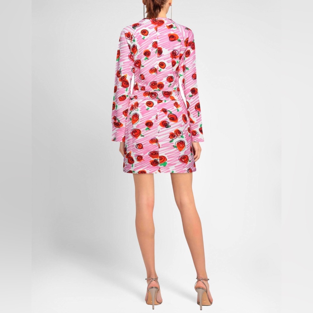 MOSCHINO PINK ROSE DRESS - Picture 4 of 7